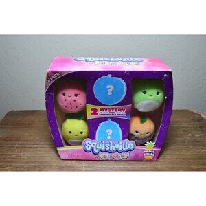 Squishville Squishmellow Mini Plus Mystery Pack Fruit Toy Stuffed Animal READ